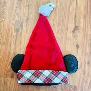 Disney Christmas Mickey Ears Santa Hat